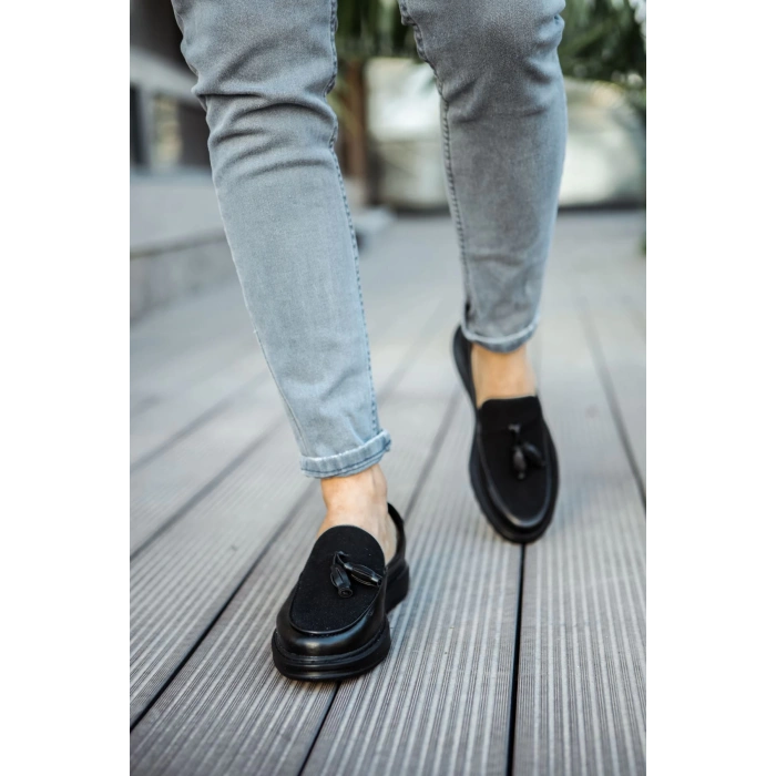 CH002 - CST Loafer Pelle Erkek Ayakkabı SIYAH