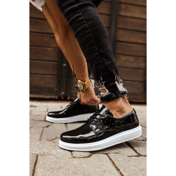 CH003 - RBT Pelle Verniciata Classica Erkek Ayakkabı SIYAH