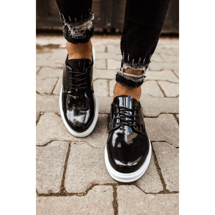 CH003 - RBT Pelle Verniciata Classica Erkek Ayakkabı SIYAH