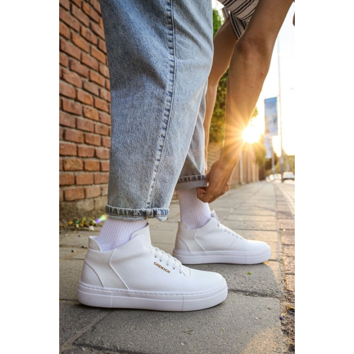CH004 CBT Hıde Mens Shoes WHITE
