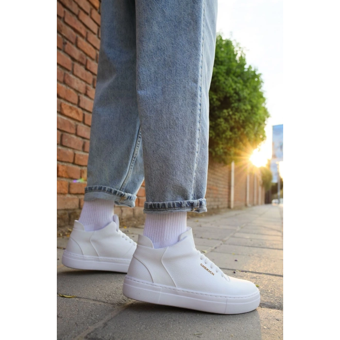 CH004 CBT Hıde Mens Shoes WHITE