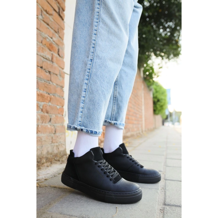 CH004 CST Hide Mens Shoes BLACK