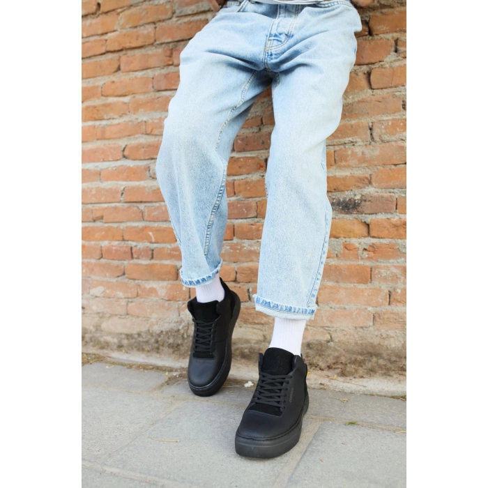 CH004 CST Hide Mens Shoes BLACK