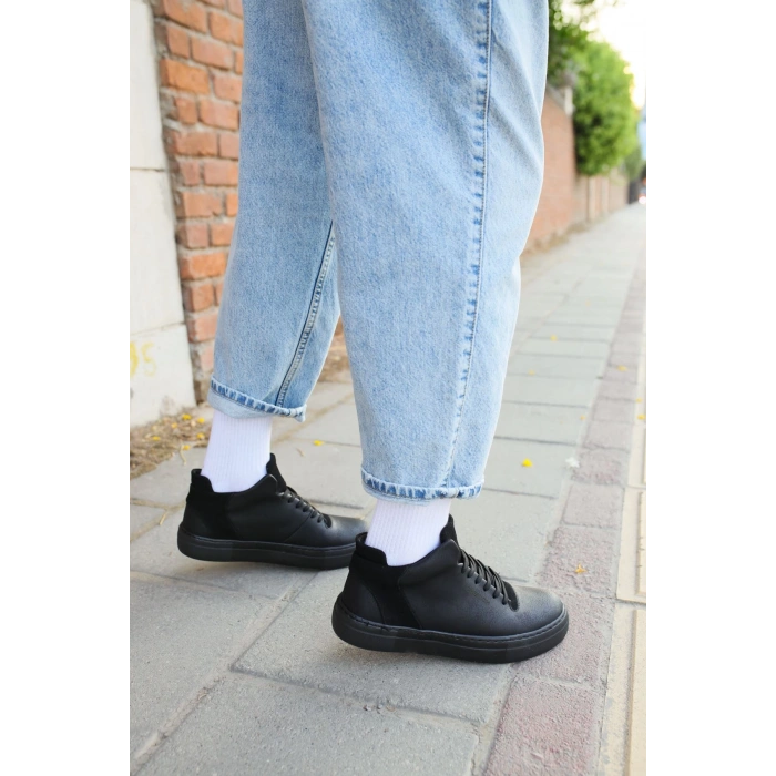 CH004 CST Hide Mens Shoes BLACK