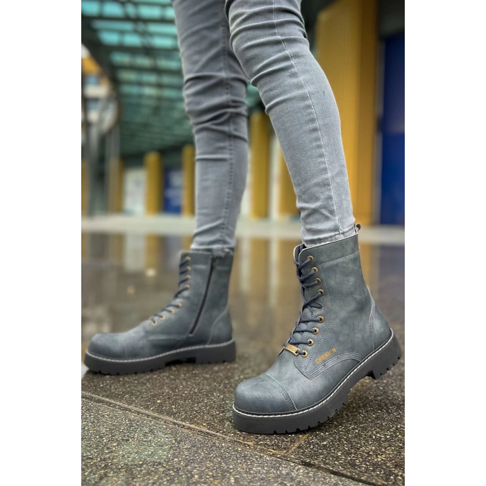 CH009 CST Military Mens Boots ANTHRACITE