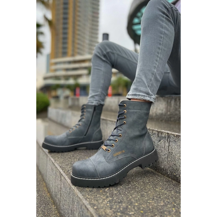 CH009 CST Military Mens Boots ANTHRACITE