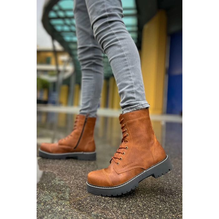 CH009 CST Military Mens Boots TAN