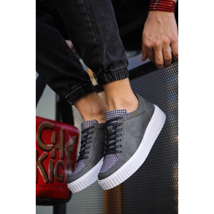 CH017 FBT Pyramid Mens Shoes ANTHRACITE