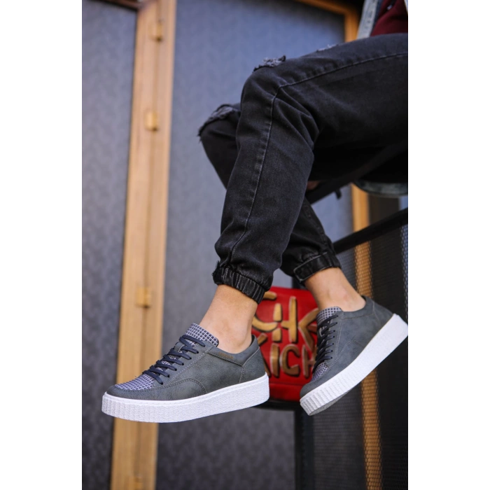 CH017 FBT Pyramid Mens Shoes ANTHRACITE