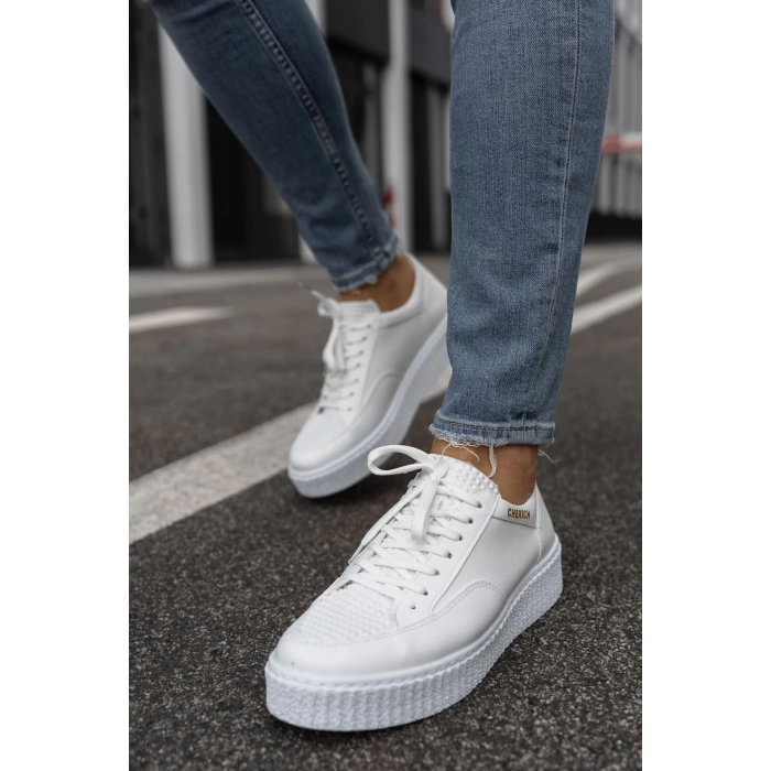 CH017 - FBT Pyramid Erkek Ayakkabı BEYAZ