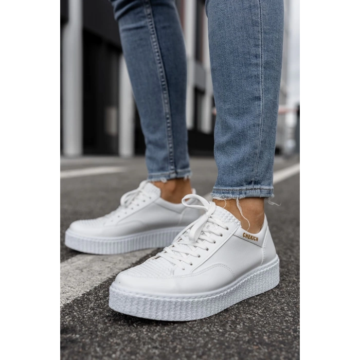 CH017 - FBT Pyramid Erkek Ayakkabı BEYAZ