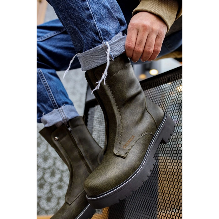 CH027 CST Quebec Mens Boot GREEN