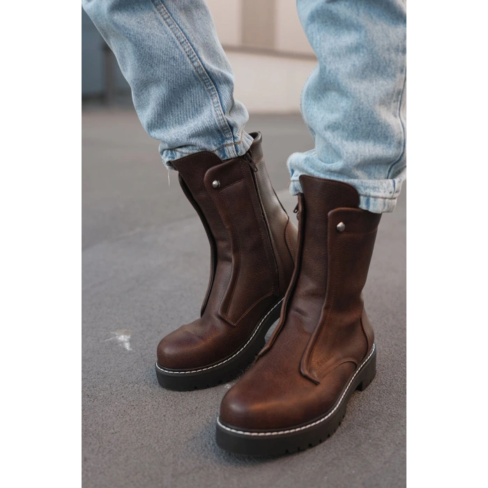 CH027 - CST Quebec Erkek Bot KAHVE