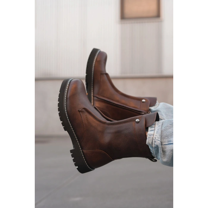 CH027 - CST Quebec Erkek Bot KAHVE