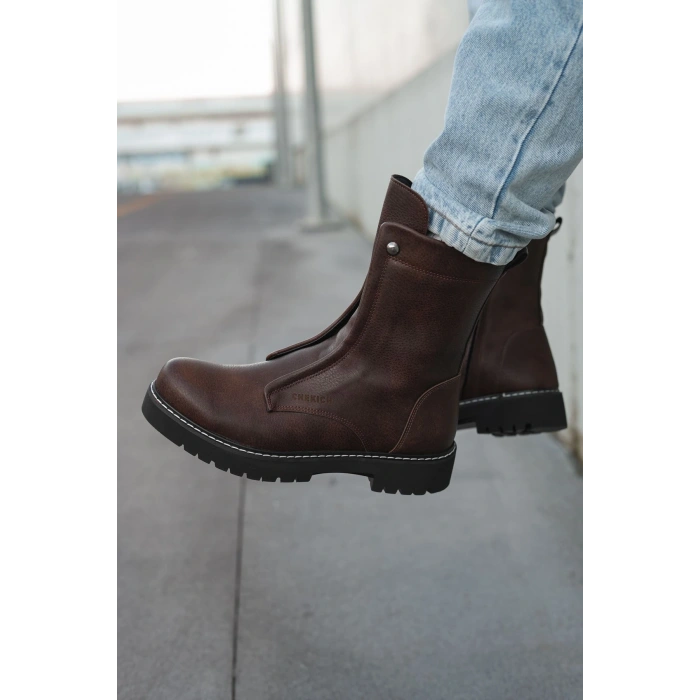 CH027 - CST Quebec Erkek Bot KAHVE