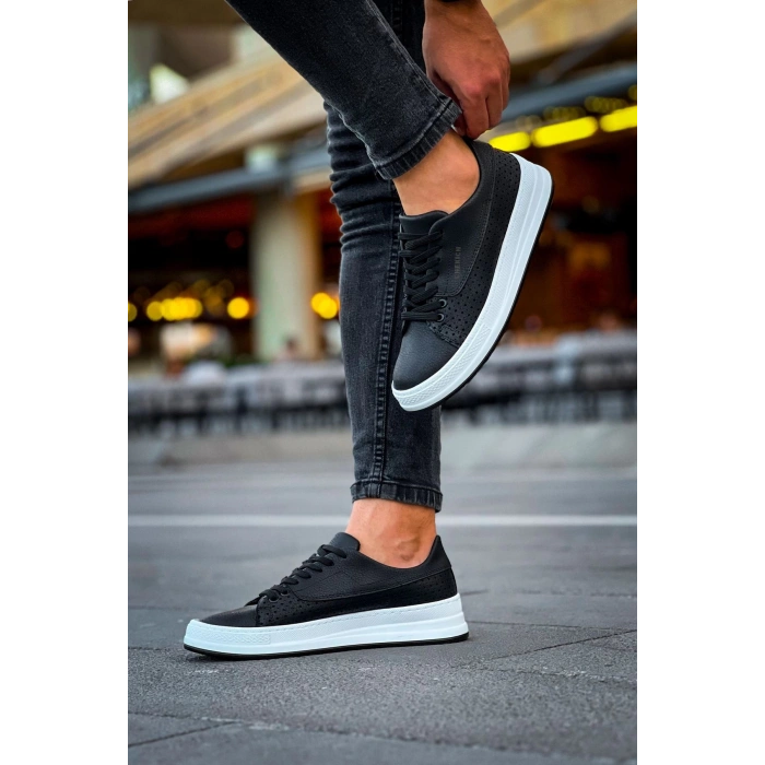 CH043 CBT كوين حذاء رجالي أسود