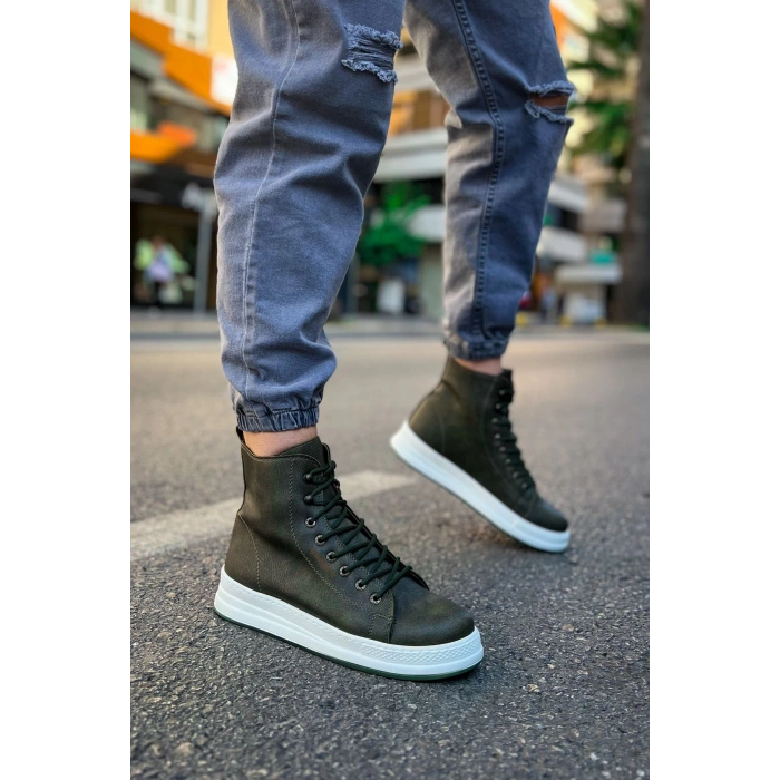 CH055 CBT Between Mens Boots KHAKI