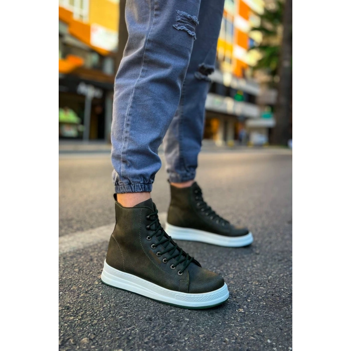 CH055 CBT Between Mens Boots KHAKI