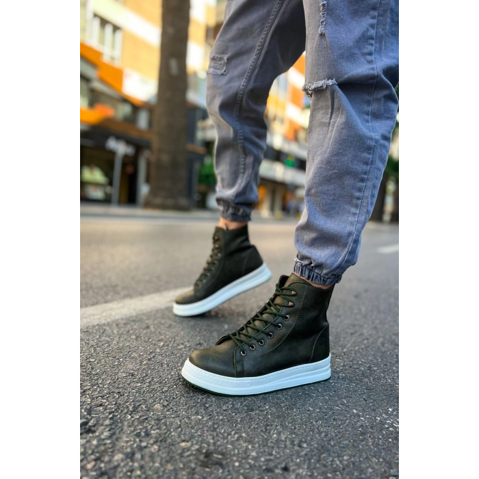 CH055 CBT Between Mens Boots KHAKI