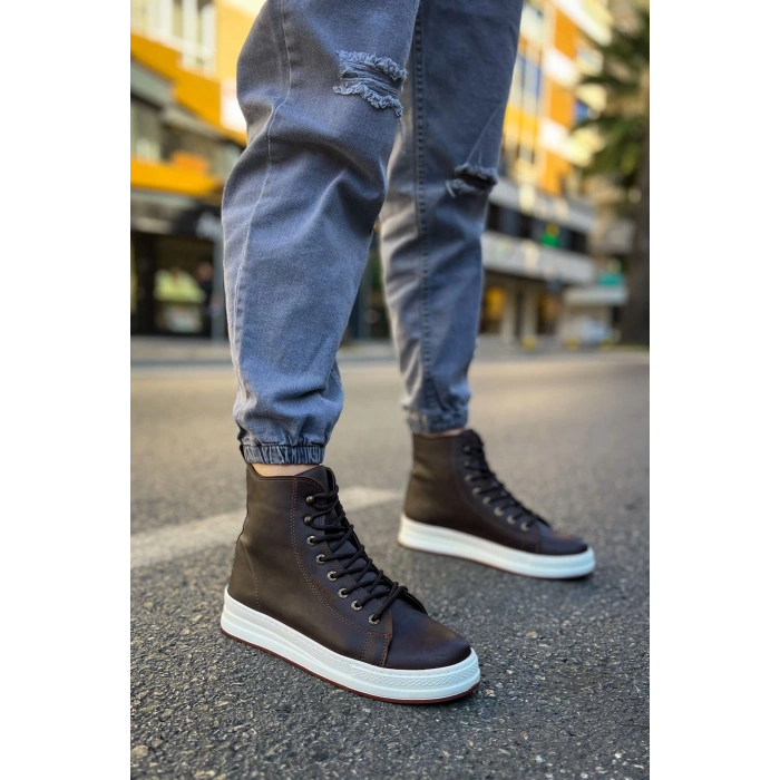 CH055 CBT Between Mens Boots COFFEE