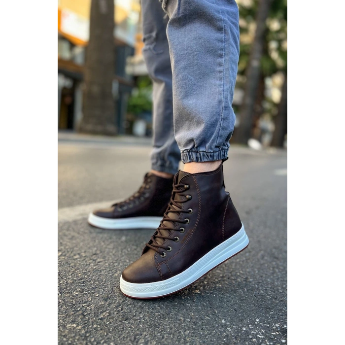 CH055 CBT Between Mens Boots COFFEE