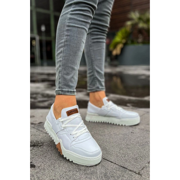 CH067 - GBT Warrem Erkek Ayakkabı BEYAZ / BEYAZ