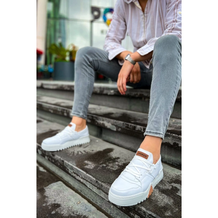 CH067 - GBT Warrem Erkek Ayakkabı BEYAZ / BEYAZ