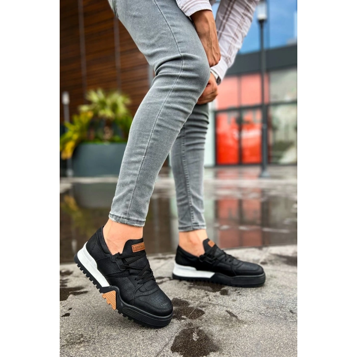 CH067 - GBT Warrem Erkek Ayakkabı SIYAH/SIYAH