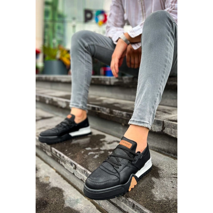 CH067 - GBT Warrem Erkek Ayakkabı SIYAH/SIYAH