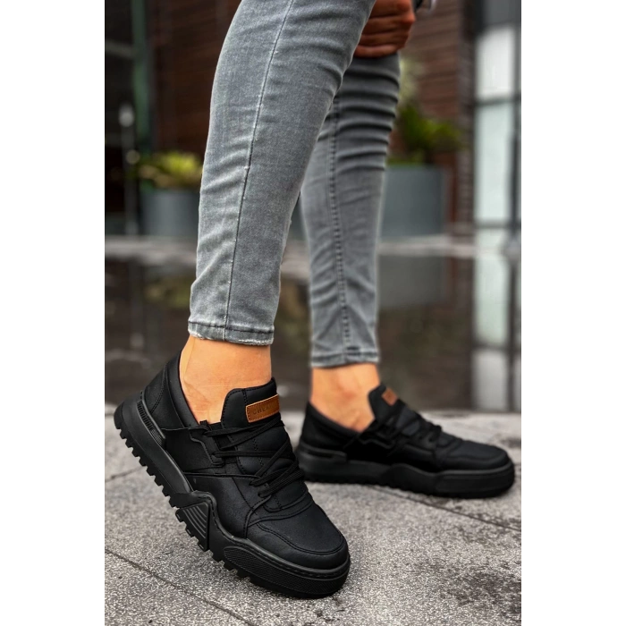 CH067 - GST Warrem Erkek Ayakkabı SIYAH/SIYAH