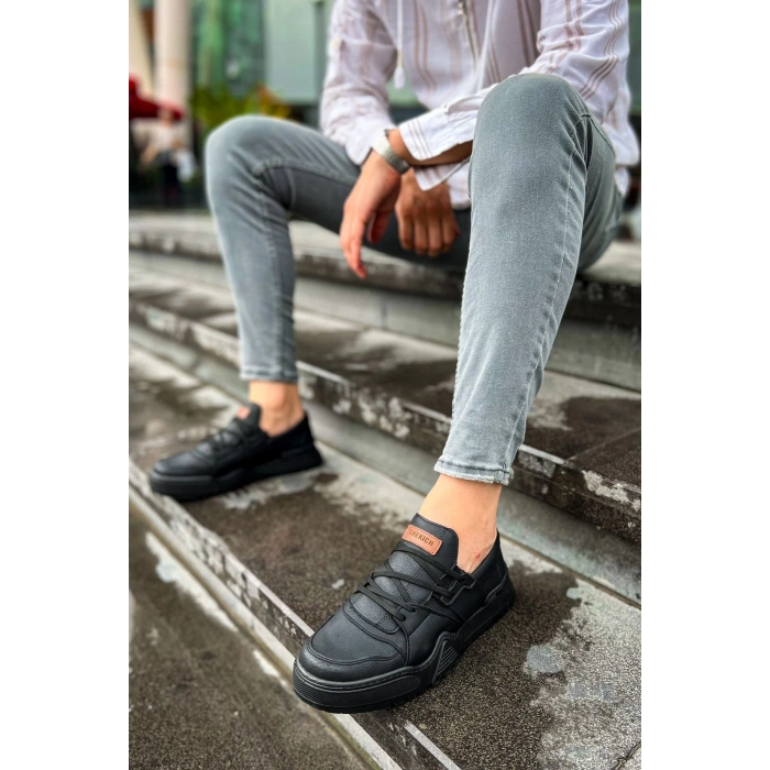 CH067 - GST Warrem Erkek Ayakkabı SIYAH/SIYAH