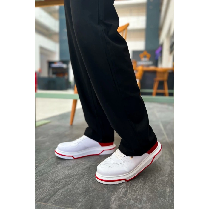 CH075 - CBT Signature Erkek Ayakkabı BEYAZ/KIRMIZI