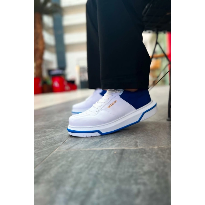 CH075 CBT Signature Mens Shoes WHITE / SAX BLUE