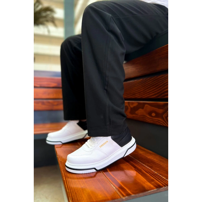 CH075 CBT Signature Mens Shoes WHITE/BLACK