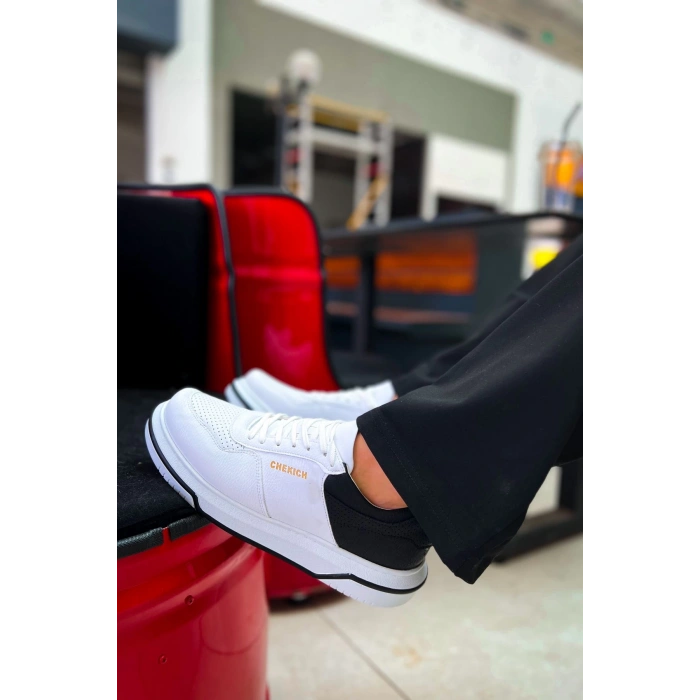 CH075 CBT Signature Mens Shoes WHITE/BLACK