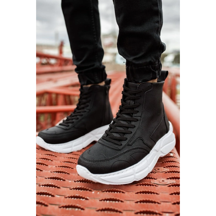 CH077 BT حذاء رياضي للرجال - اللون أسود