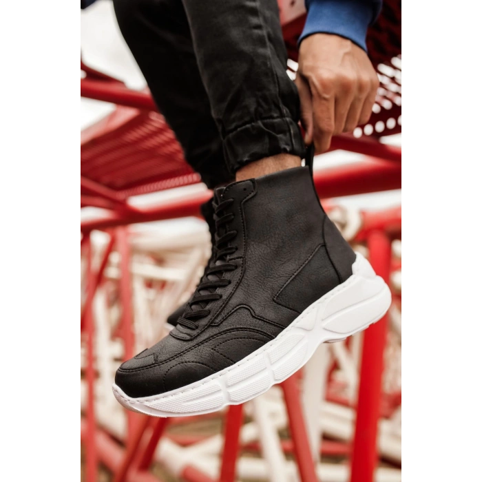 CH077 BT حذاء رياضي للرجال - اللون أسود