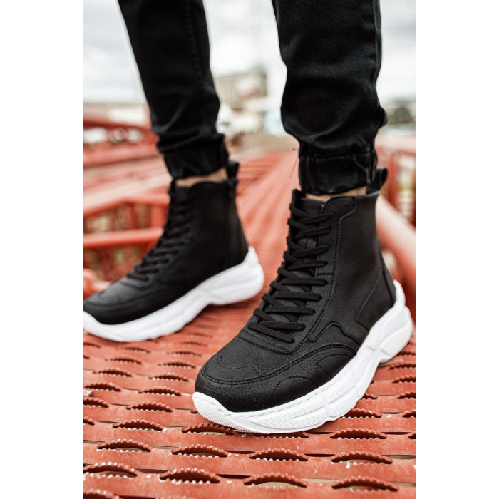 CH077 BT حذاء رياضي للرجال - اللون أسود