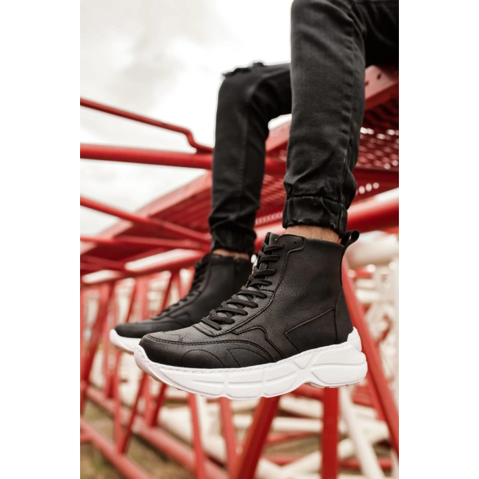 CH077 BT حذاء رياضي للرجال - اللون أسود