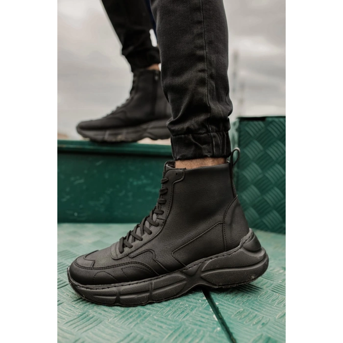 CH077 ST Mens Sport Boot BLACK