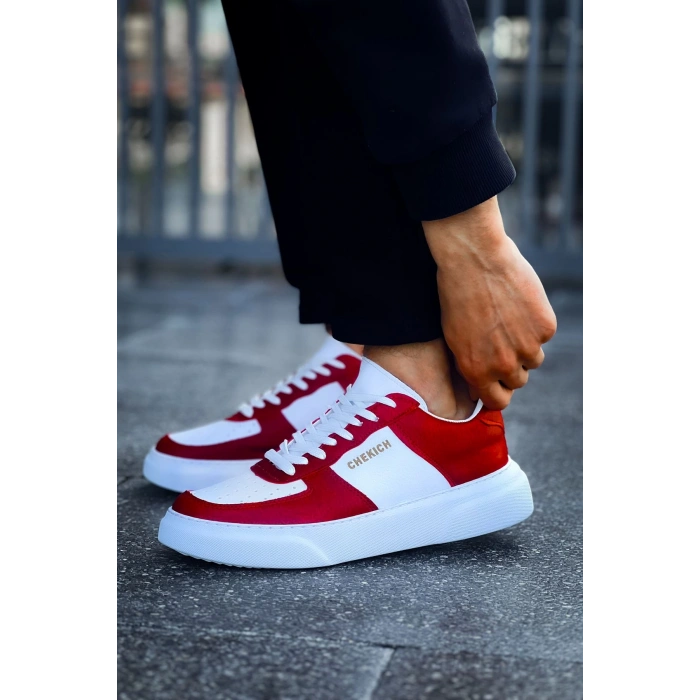 CH087 CBT Kenton Mens Shoes RED / WHITE
