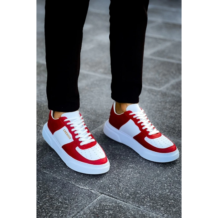 CH087 CBT Kenton Mens Shoes RED / WHITE