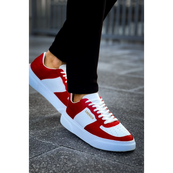CH087 CBT Kenton Mens Shoes RED / WHITE