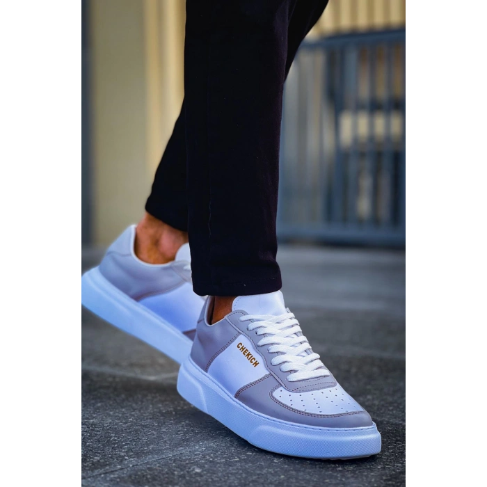 CH087 FBT Kenton Mens Shoes WHITE/GRAY