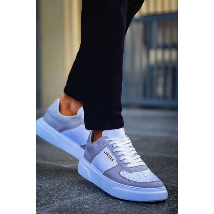 CH087 FBT Kenton Mens Shoes WHITE/GRAY