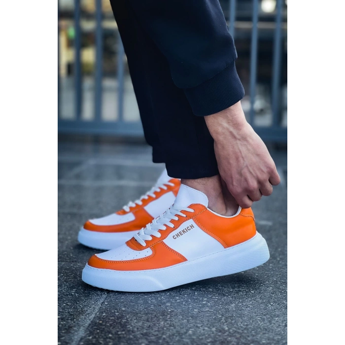 CH087 FBT Kenton Mens Shoes White/Orange