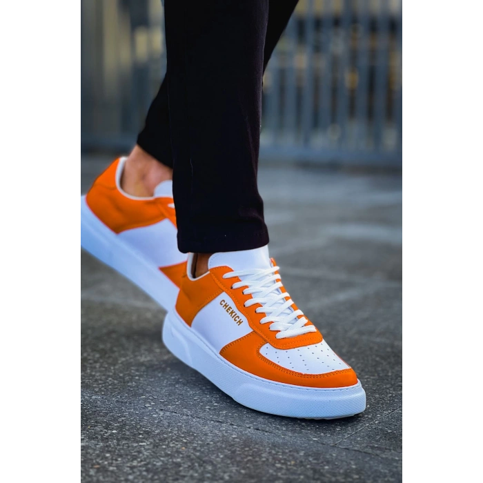 CH087 FBT Kenton Mens Shoes White/Orange