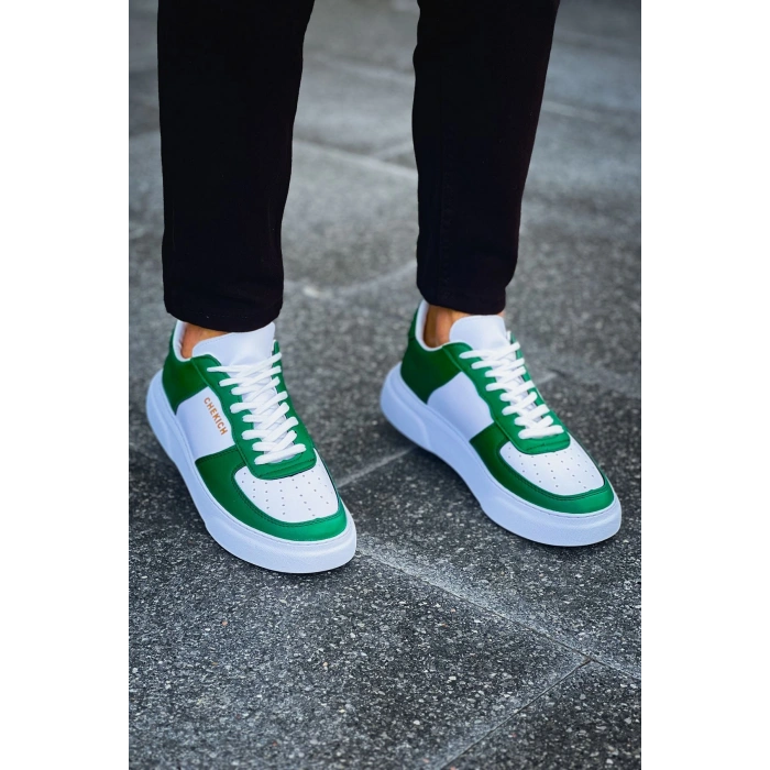 CH087 - FBT Kenton Erkek Ayakkabı BEYAZ/YESIL