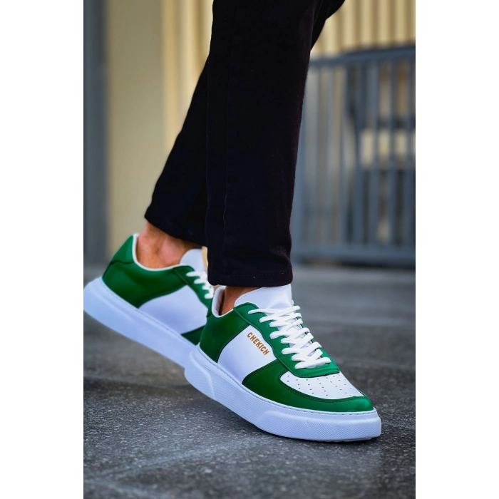 CH087 - FBT Kenton Erkek Ayakkabı BEYAZ/YESIL