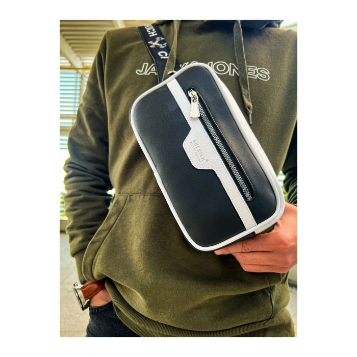 CH101 - Poani Tablet Erkek Çanta SIYAH/BEYAZ